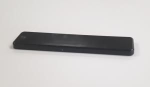 Chapeau Plat PVC Anthracite Lisse 130 mm