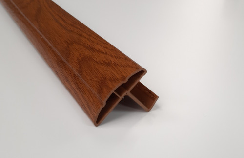 Profil de battue PVC Chêne doré 47 mm/ml