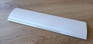 LAME VOLET ROULANT PVC NON AJOURE BLANC 40X9 MM/ML