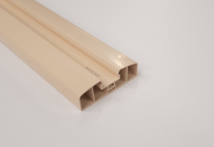 Barre Volet PVC Sable 80 mm/ml