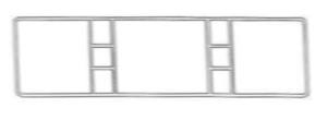 Lisse PVC Blanc Droite 120x32 mm au ml