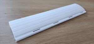 LAME VOLET ROULANT PVC AJOURE BLANC 40X9 MM/ML
