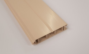 Planche Volet PVC Sable 117 mm/ml