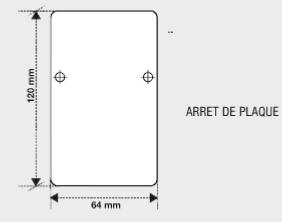 Kit porteur alu 16/32 mm blanc capot+joint+equerre 4ml