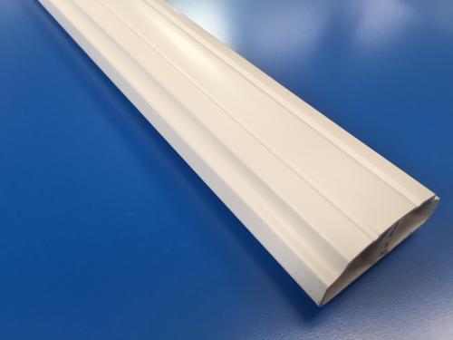 Lisse Mouluré PVC Blanc 60x26 mm/ml