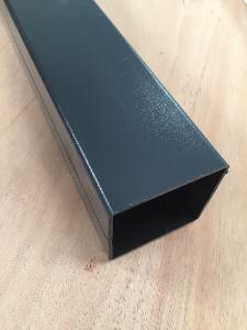 Poteau Droit PVC Anthracite 120x120x2,8 mm/ml