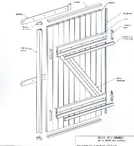 Profil de battue PVC Blanc 47 mm/ml