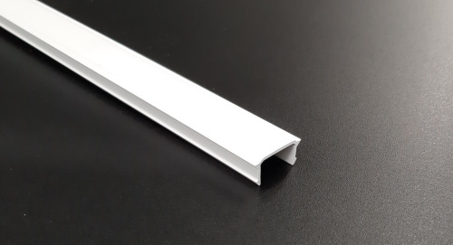 Clip Barre/Echarpe PVC Blanc 24 mm/ml