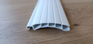 LAME VOLET ROULANT PVC NON AJOURE BLANC 40X9 MM/ML