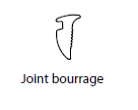 Joint de bourrage gris rl de 50ml