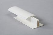 PROFIL H Blanc clipsable 10/20mm L=3m