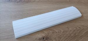 LAME VOLET ROULANT PVC NON AJOURE BLANC 40X9 MM/ML