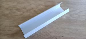 Clip Poteau Mouluré PVC Blanc 96x96 mm/ml