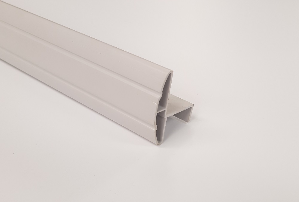 Profil de battue PVC Gris 47 mm/ml