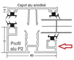 Profil Bordure Brut PL 16mm/7ml