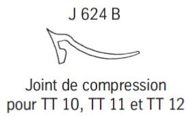 Joint de compressions de plaque J624B