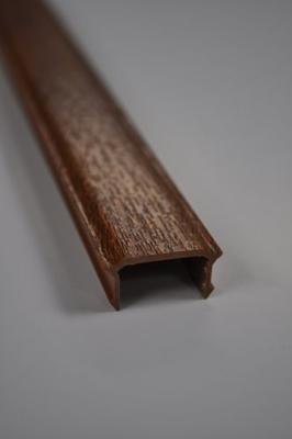 Clip Barre/Echarpe PVC Chêne doré 24 mm/ml