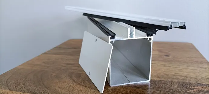 Image du produit KIT PORTEUR RECTANGULAIRE BLANC 3ml de Polydis Plastiques - 1