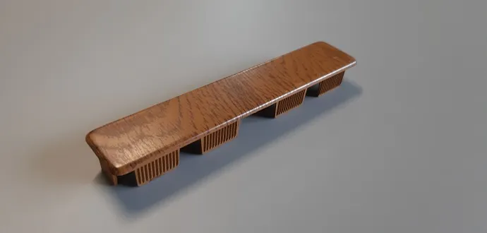 Image du produit EMBOUT CHENE DORE 130 MM de Polydis Plastiques - 1