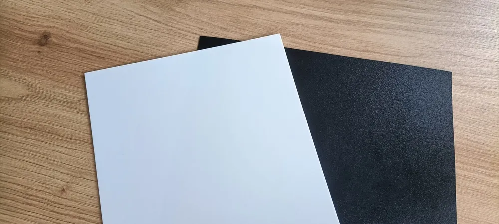 Image du produit PP FINE EPAISSEUR 1.2 MM BLANC ou NOIR de Polydis Plastiques - 1