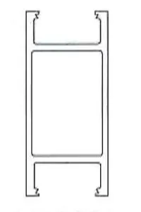 Image du produit TRAVERSE RENFORCE PVC 85X32 MM /ml de Polydis Plastiques - 1