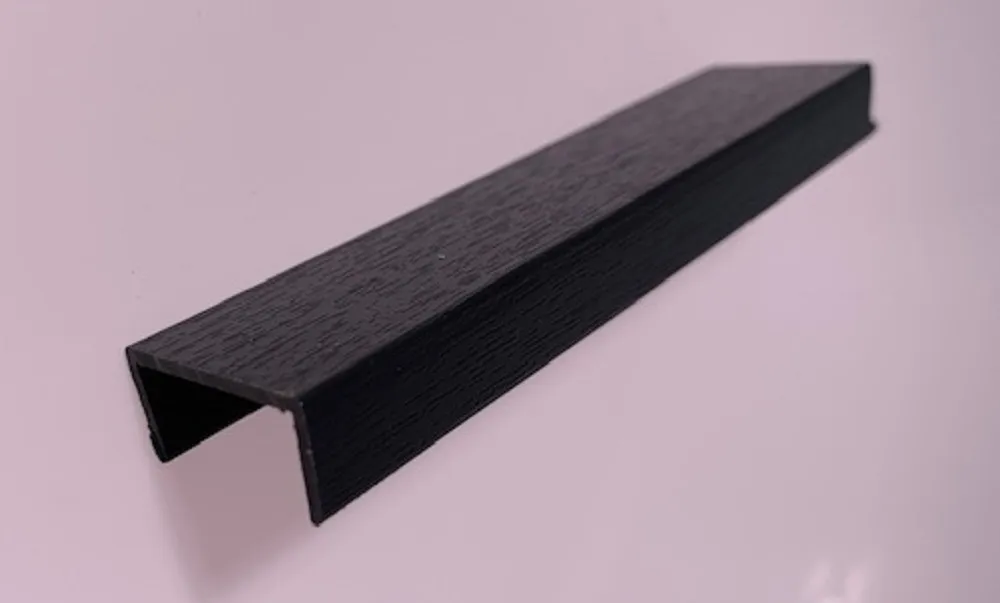 Image du produit PROFIL U PVC ANTHRACITE 27X12 MM /ml de Polydis Plastiques - 1