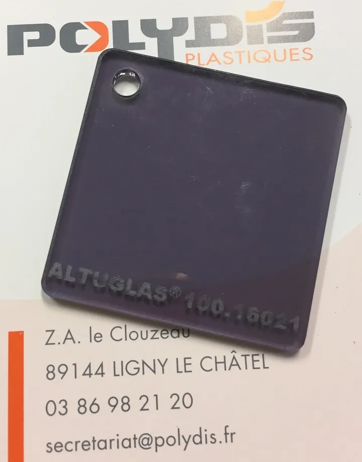 Image du produit PMMA COULE FUME BLEU de Polydis Plastiques - 1