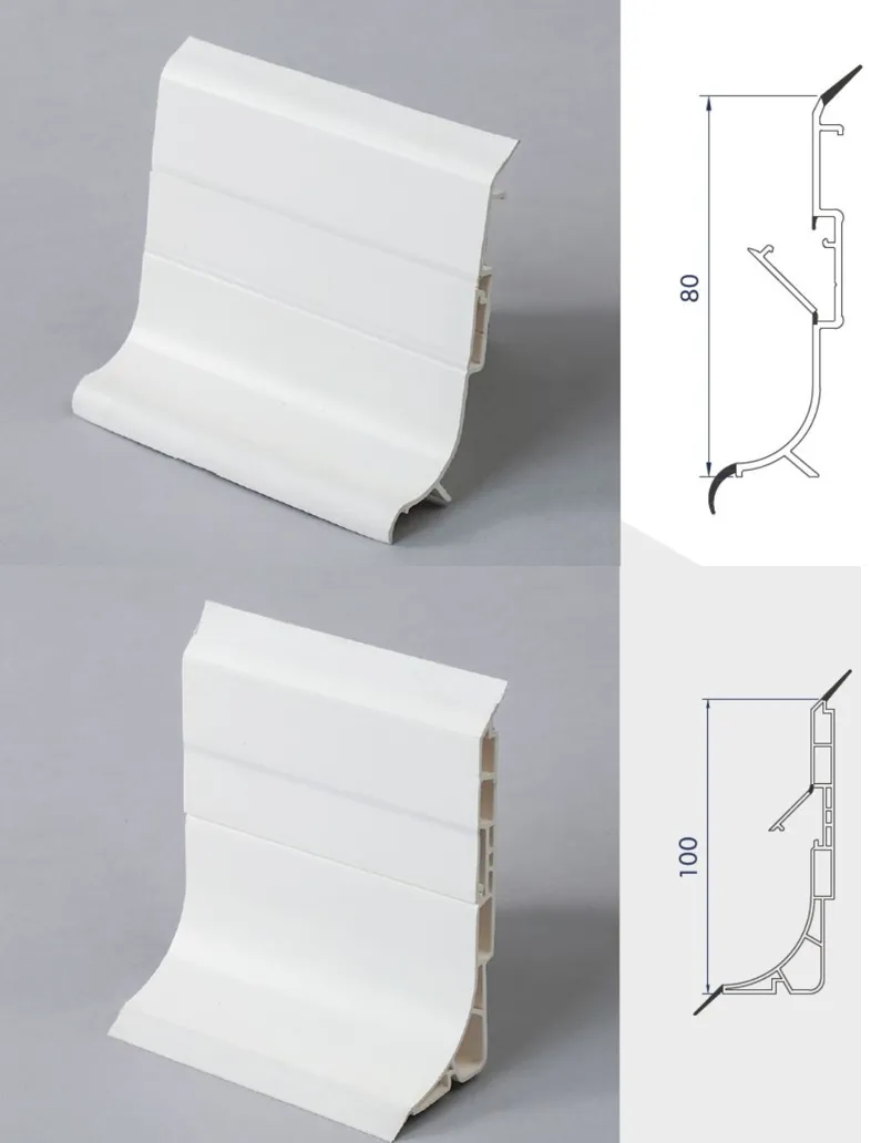 Image du produit PLINTHE BLANCHE 80 ET 100 MM de Polydis Plastiques - 1