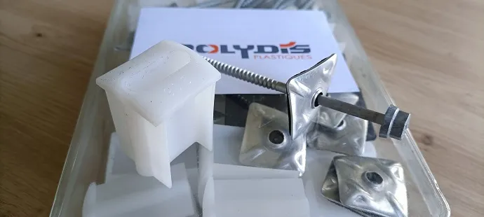 Image du produit KIT 20 FIXATIONS GRECA METAL de Polydis Plastiques - 1