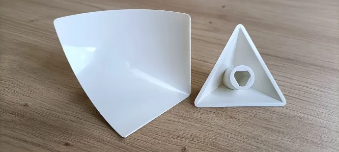 Image du produit EMBOUT CONGE D'ANGLE JONCTION 3 DIRECTIONS de Polydis Plastiques - 1