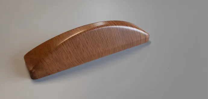 Image du produit CHAPEAU BOMBE CHENE DORE LISSE 130 MM de Polydis Plastiques - 1