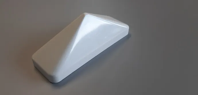 Image du produit CHAPEAU POINTU BLANC LISSE 80 MM de Polydis Plastiques - 1