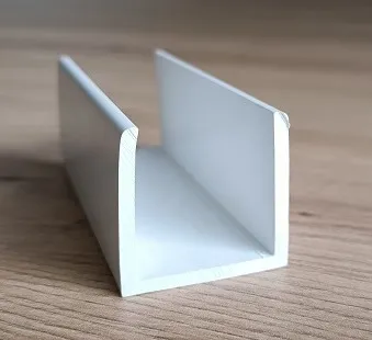 Image du produit Profil U PVC BLANC 26 MM /ml de Polydis Plastiques - 1