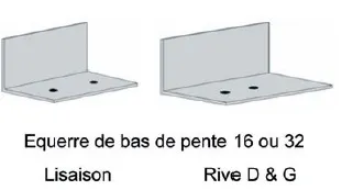 Image du produit EQUERRE 32 MM de Polydis Plastiques - 1