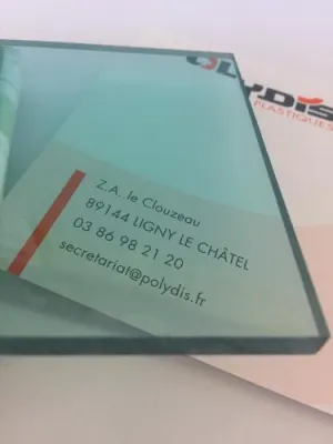 Image du produitPC MARGARD UV2F INCOLORE & VERT de Polydis Plastiques - 3