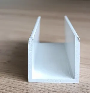 Image du produitProfil U PVC BLANC 26 MM /ml de Polydis Plastiques - 3