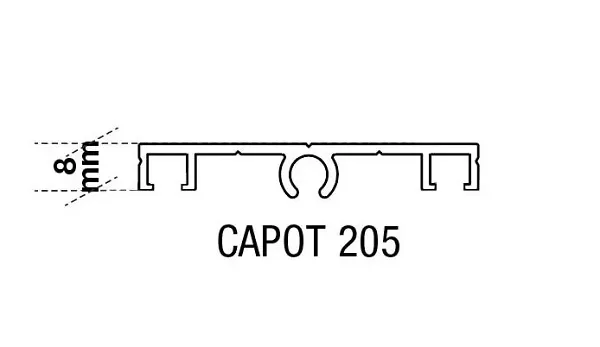 Image du produit CAPOT 205 BLANC 7ml de Polydis Plastiques
