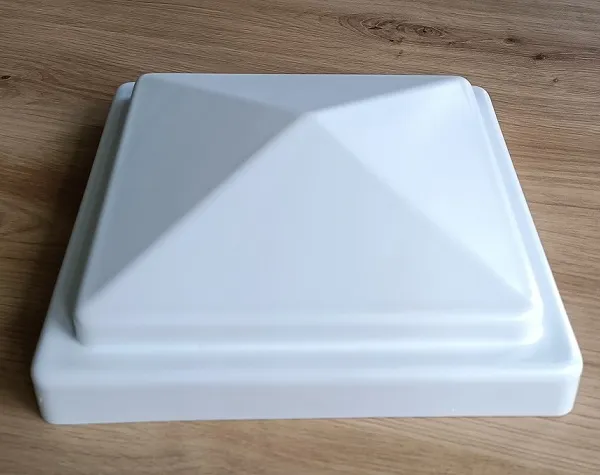 Image du produit CHAPEAU POTEAU BLANC 200 MM de Polydis Plastiques