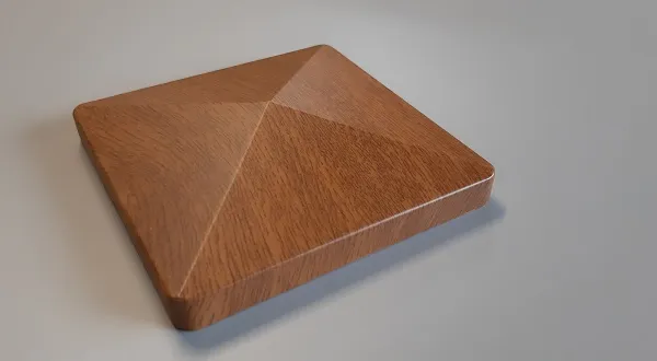 Image du produit CHAPEAU POTEAU CHENE DORE 120 MM de Polydis Plastiques