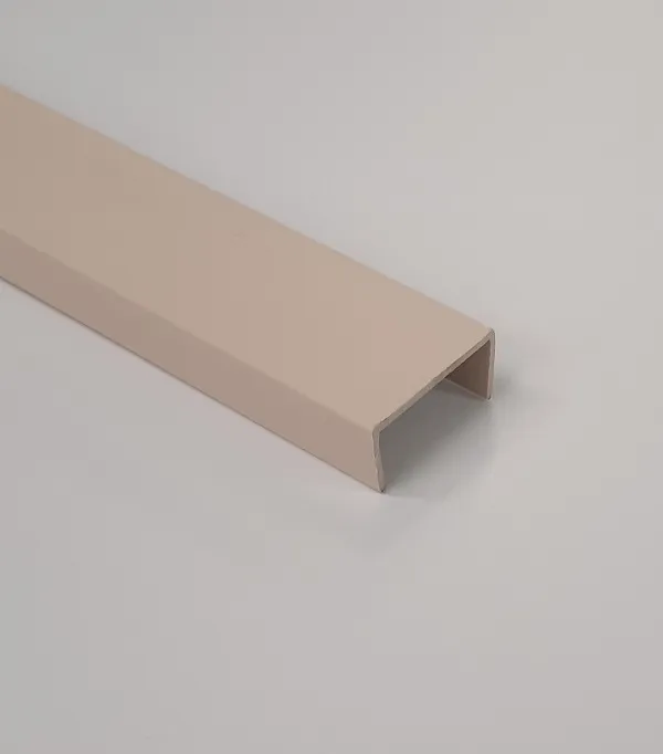 Image du produit PROFIL U PVC SABLE 27X12 MM /ml de Polydis Plastiques