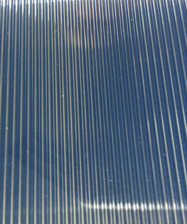 Image du produit PMMA EXTRUDE STRIE INCOLORE 3mm de Polydis Plastiques