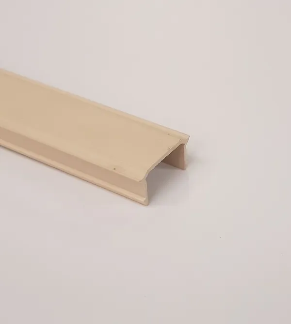 Image du produit CLIP BARRE/ECHARPE PVC SABLE /ml de Polydis Plastiques