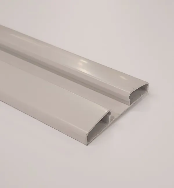 Image du produit BARRE ECHARPE PVC GRIS CLAIRE /ml de Polydis Plastiques