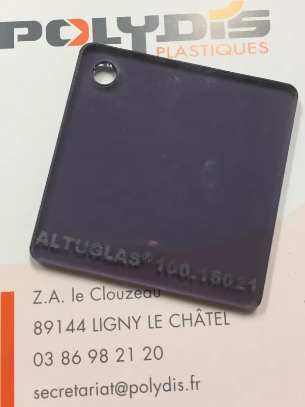 Image du produit PMMA COULE FUME BLEU de Polydis Plastiques