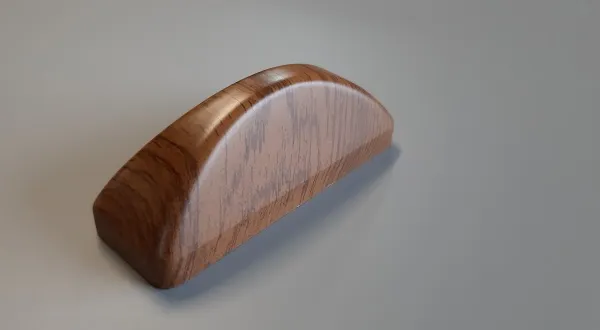 Image du produit CHAPEAU BOMBE CHENE DORE LISSE 80 MM de Polydis Plastiques