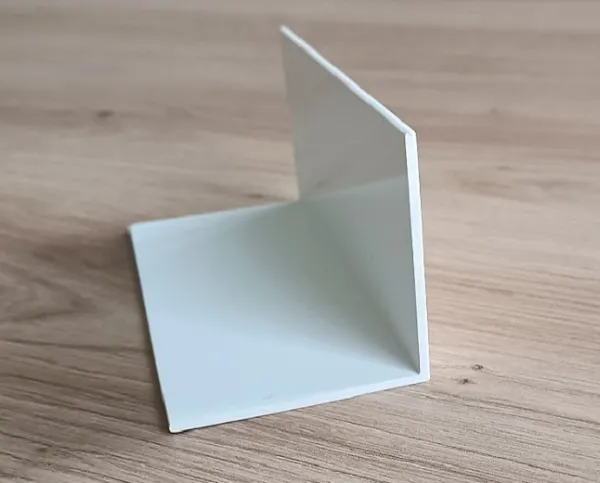 Image du produit PVC L BLANC 25x25x3 MM 3ml de Polydis Plastiques