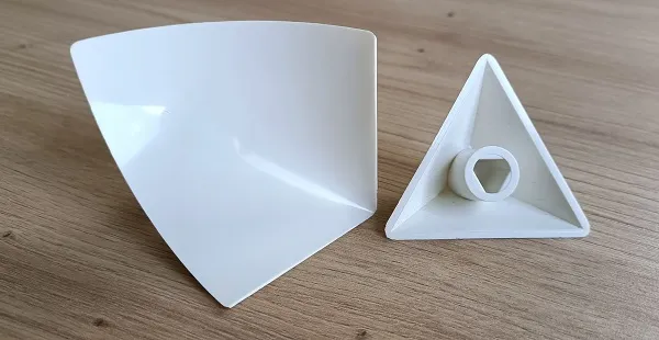 Image du produit EMBOUT CONGE D'ANGLE JONCTION 3 DIRECTIONS de Polydis Plastiques