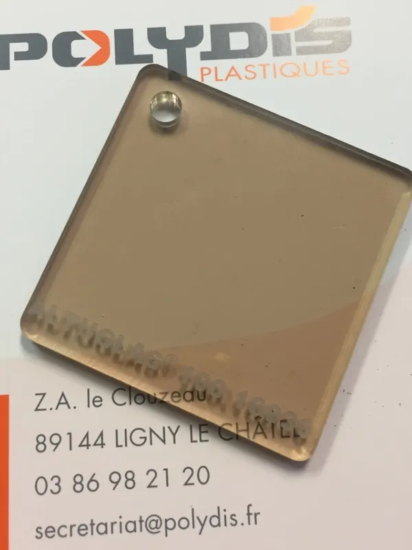 Image du produit PMMA COULE FUME BRUN de Polydis Plastiques