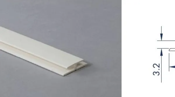 Image du produit PROFIL H INEGALE 2/3 MM 3ml de Polydis Plastiques